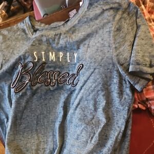 Simply Blessed Kids Blue T-Shirt